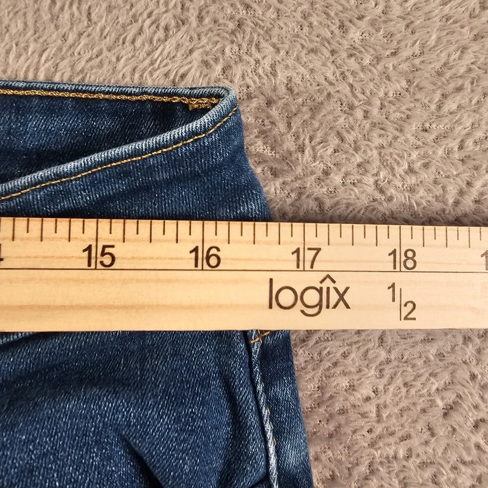 Levis 712 Slim Jeans Womens 33 Dark Wash Blue Mid Rise Stretch Denim Pants